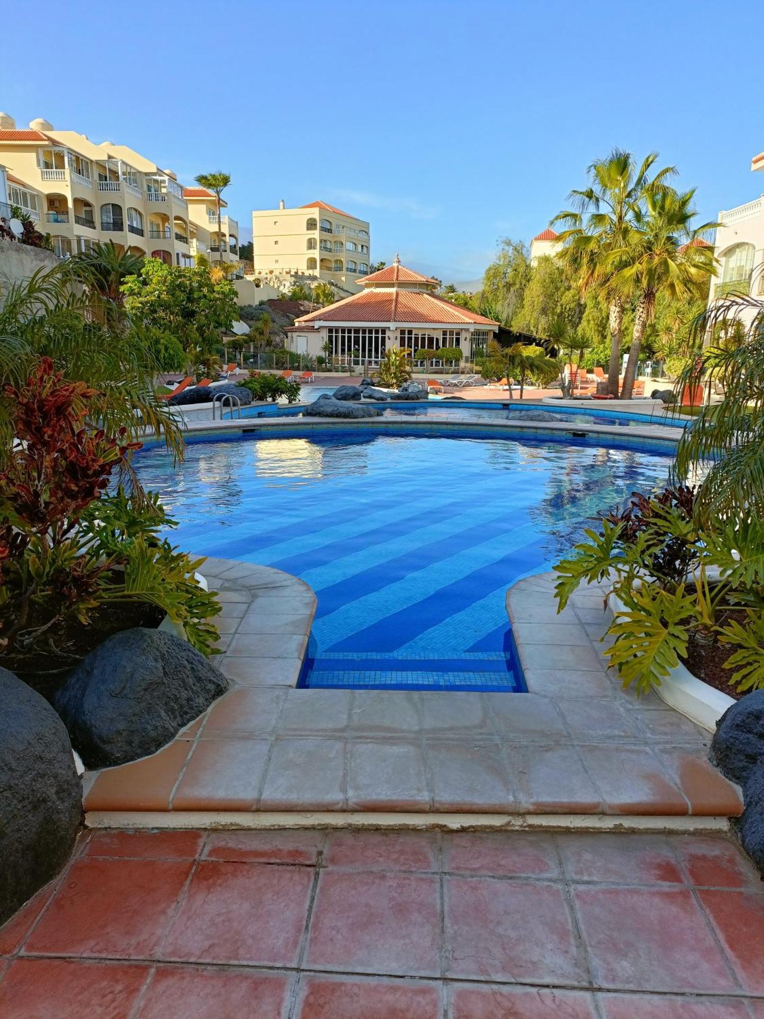 Bookinn Golf Park Sunny Cozy Apartment Near The Ocean With Large Double Terraces, Fiber Wifi, 3 Pools, Bbq Tenerife South サンミゲル・デ・アボナ エクステリア 写真